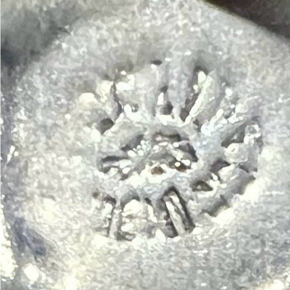 Taxco Mexico Alpaca Copper Enamel Daisy Butterflies Cuff Bracelet Abalone MOP M - Picture 7 of 7